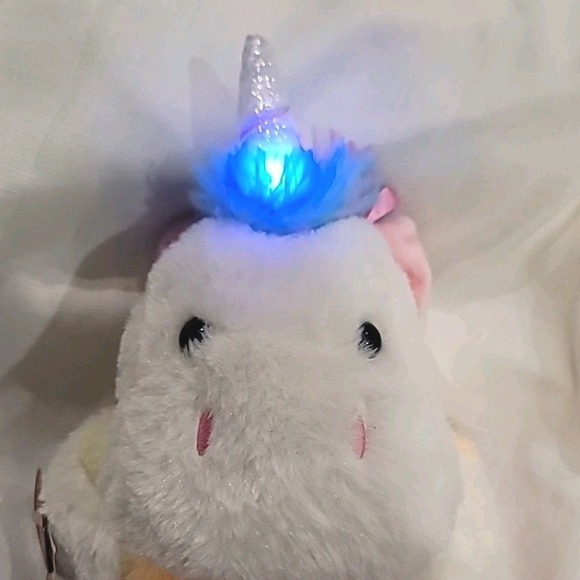 Holiday Time Musical Plush Animated Unicorn Christmas Stocking, 3 Songs/Lights - Picture 6 of 6
